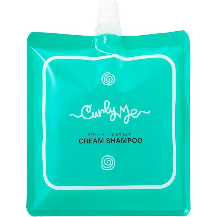Curly Me Refill Cream Shampoo [Refill] – Non-Foaming Co-Wash Shampoo for Curly Hair 200g [Alcohol-free]