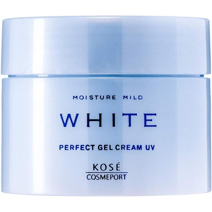 MOISTURE MILD WHITE Brightening day gel with SPF 50+ PA+++ and niacinamide, vitamin C, hyaluronic acid and collagen 90g [Alcohol-free]