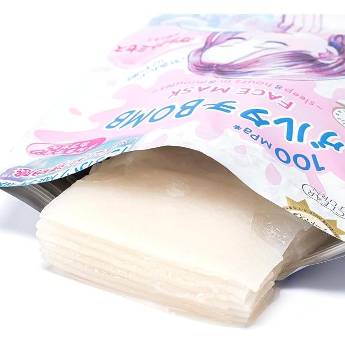 KOSE Clear Turn Glutachi BOMB Mask (7 Sheets) – Glutathione & Niacinamide Brightening Mask for Clear, Radiant Skin [Alcohol-free]