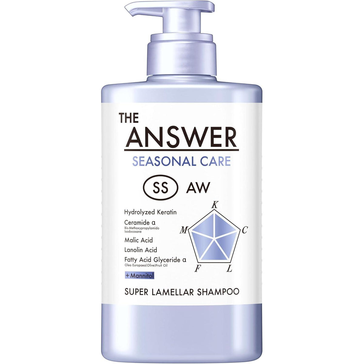 THE ANSWER Seasonal Care SS Super Lamella Shampoo 400mL – Lente/Zomer Haarverzorging [Alcohol-Free]