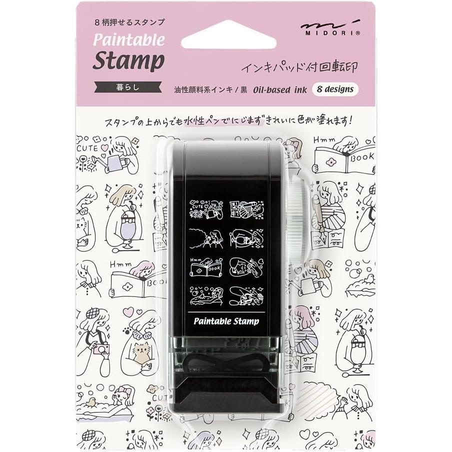 Midori Rotary Stempel – Dekorativer Drehstempel