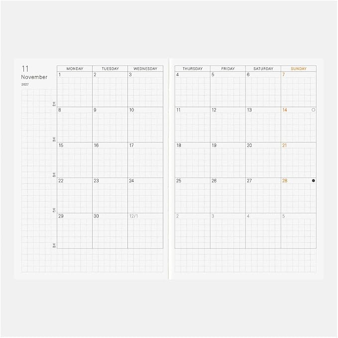 [English] Hobonichi Techo 2027 A6 – Original / Planner Arts&Science