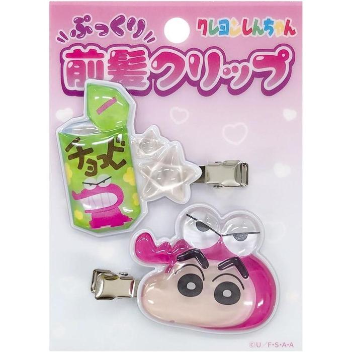 I Planning Crayon Shin-chan 3D Acrylic Hair Clips 2P – 4 Colors