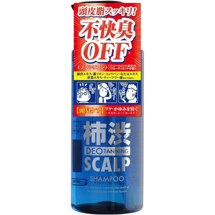 Cosmetex Roland Deo Tanning Scalp Shampoo – Refreshing Scalp Care from Kaki 400mL (No Alcohol)