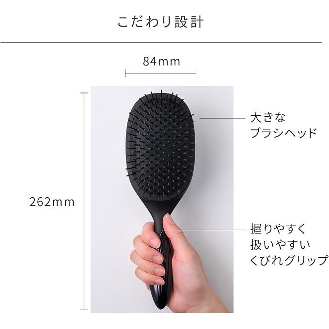 ReFa PADDLE PREMIUM Double-Cushion Hair and Scalp Brush
