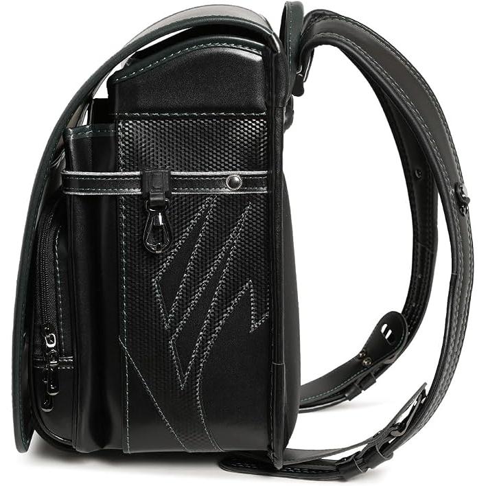 Amant STYLISH CARBON Japanischer Randoseru Schulrucksack für Jungen – 15L, leichtgewichtig