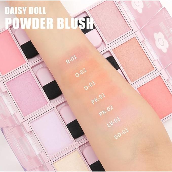 DAISY DOLL by MARY QUANT Powder Blush – Smooth, Effortless Finish (8.3 g) [Alcohol-free]