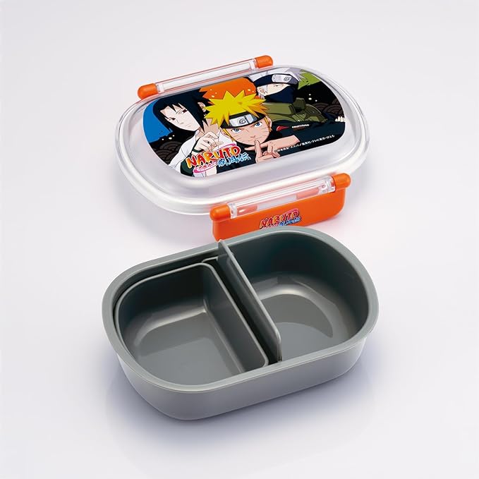 Skater NARUTO Kids Lunch Box 360ml – Dome Lid Bento Box, Microwave & Dishwasher Safe (Made in Japan)