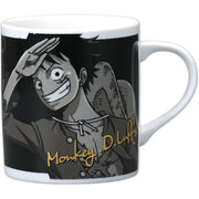 One Piece Straw Hat Pirates Monochrome Mug 300 ml – Microwave & Dishwasher Safe, Made in Japan