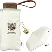 Wpc. Animal Embroidery Compact Folding UV Parasol – 100% Light Blocking, UPF50+