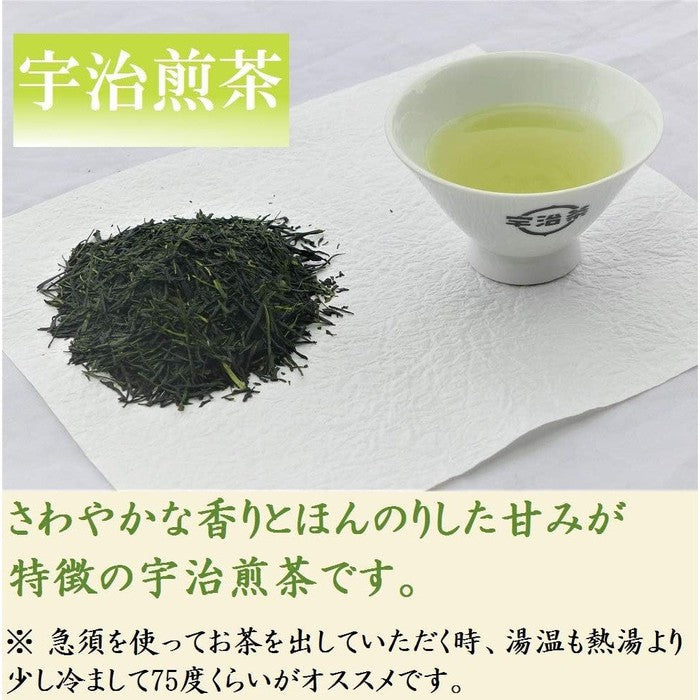 Kiyomizu Uji Tea Gift Set – Premium Sencha and Gyokuro, 80g x 2