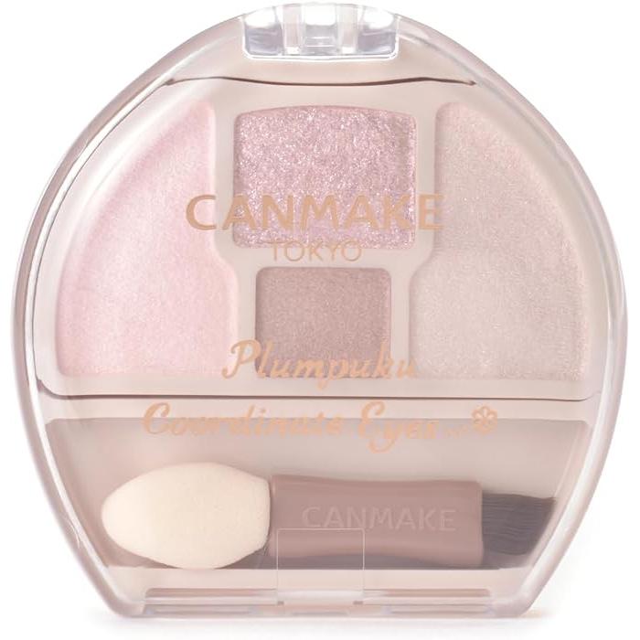 CANMAKE Plumpuku Coordinate Eyes Neo – Aegyo-Sal Eyeshadow Palette, 1.3 g