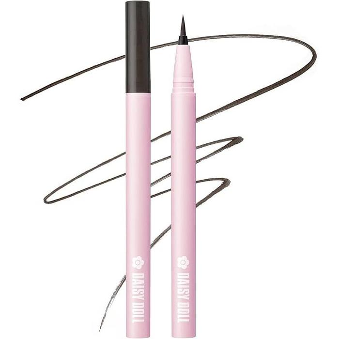 DAISY DOLL by MARY QUANT Long Lasting Eyeliner – Ultra Fine 0.15 mm Brush, Quick-Drying, Hot-Water Removal [With alcohol]