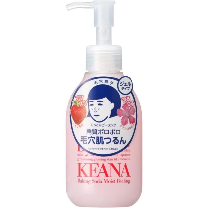 Keana Nadeshiko Moist Peeling Gel – Pore-Cleansing Exfoliating Gel with Baking Soda & Botanical Extract 200ml [With alcohol]