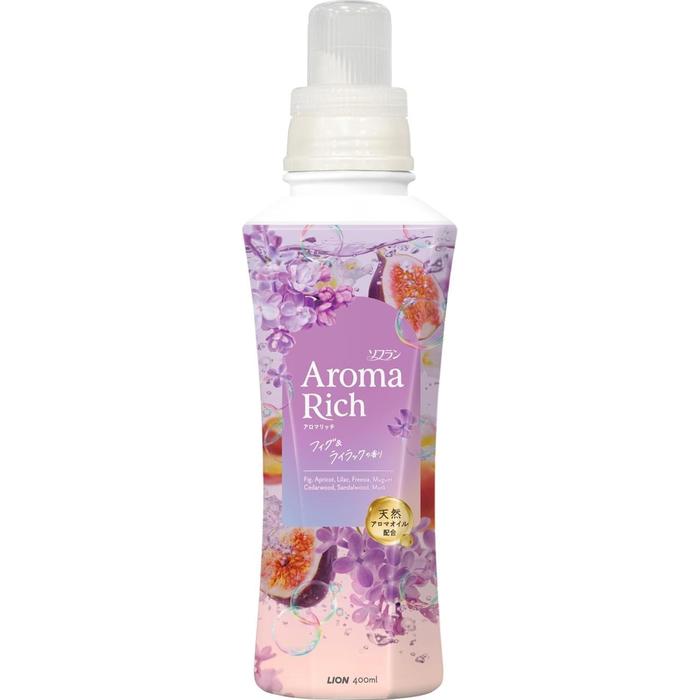 Soflan Aroma Rich Fig & Lilac Fabric Softener – Fresh & Refreshing Scent 400ml