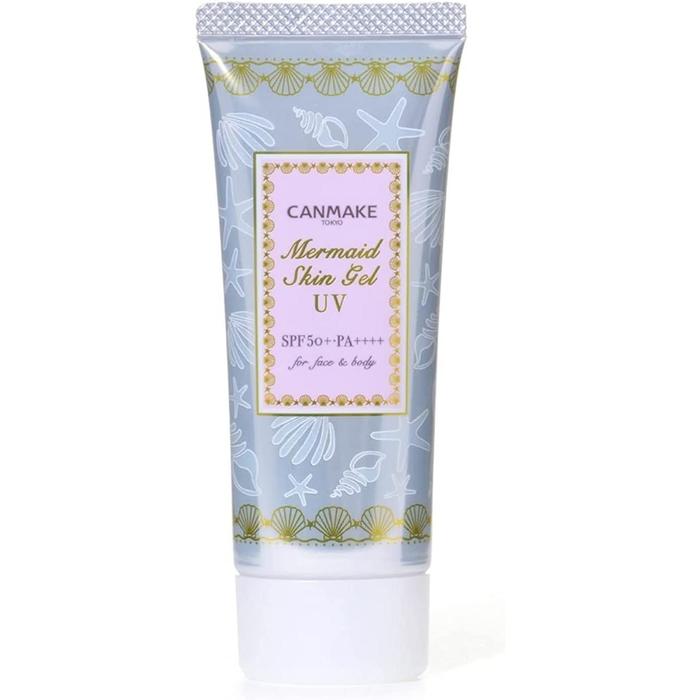 CANMAKE Mermaid Skin Gel UV 01 – Lightweight Sunscreen Gel with Moisturizing Benefits 40g [Alcohol-free]
