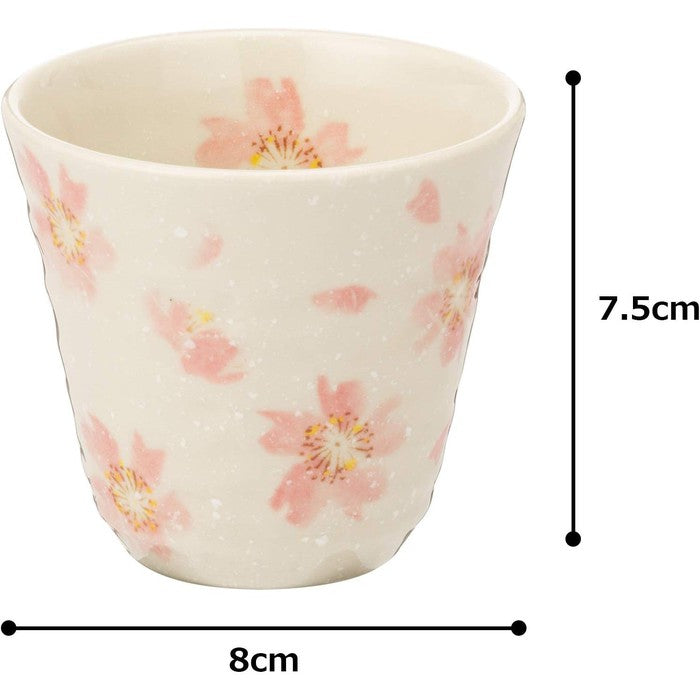 Mino-yaki Pink Yunomi Teacup – Sakura no Mai Design