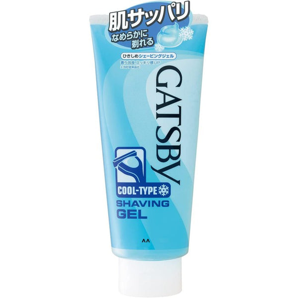 Gatsby shaving gel - refreshing shaving gel for men 205g [Alcohol-free]