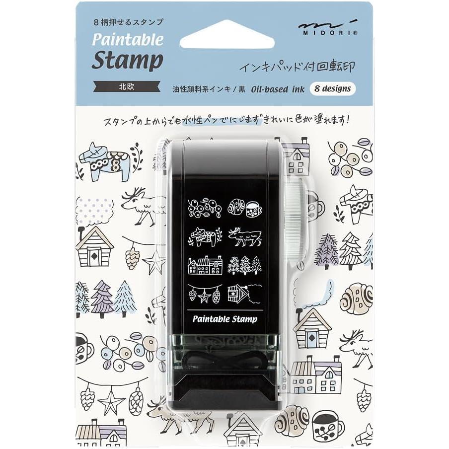 Midori Rotary Stempel – Dekorativer Drehstempel