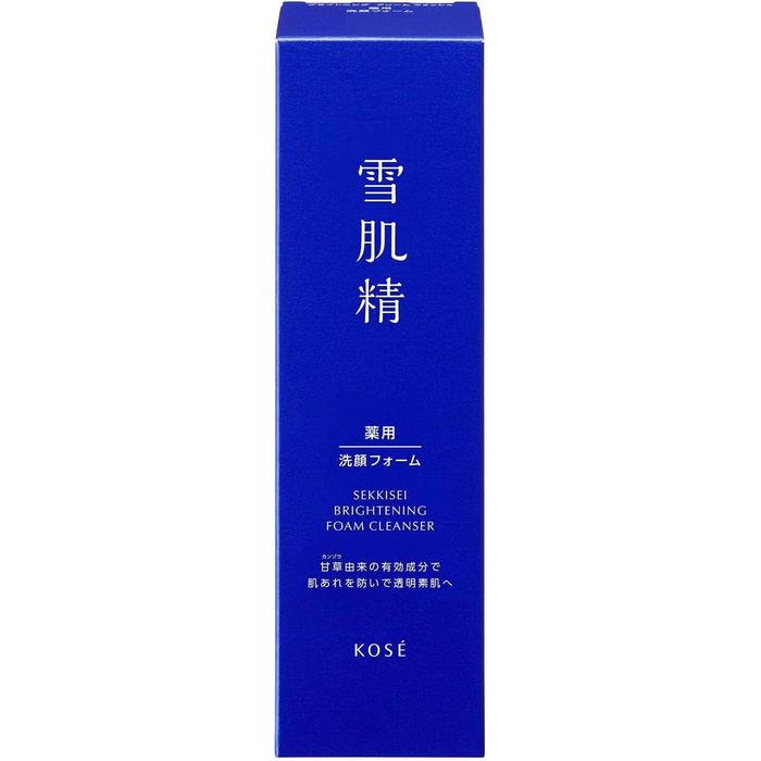 SEKKISEI Medicated Brightening Cream Wash - Dense Foam Facial Cleanser, 130 g [With Alcohol]