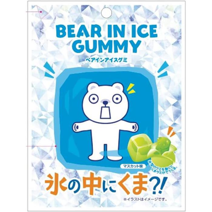 Crete BEAR IN ICE GUMMY – Cool and Refreshing Muscat Gummies 64g