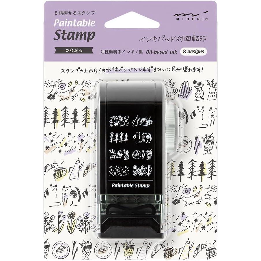 Midori Rotary Stempel – Dekorativer Drehstempel