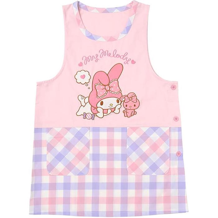 Sanrio My Melody Tunic Apron with Side Buttons – Adult Size