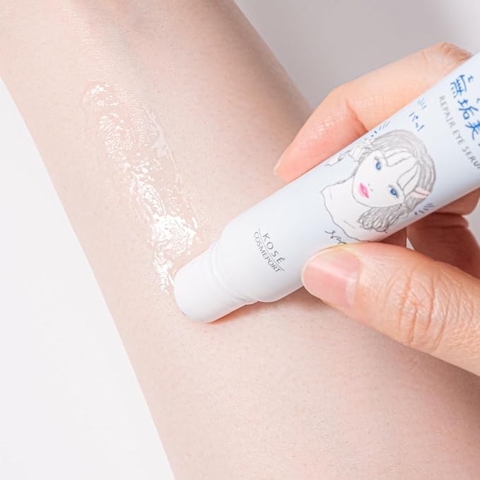 KOSE Clear Turn Sorry Bare Skin Mukumi-chan Eye Serum 20 mL – Brightening & Tightening Roll-On Eye Care [Alcohol-free]