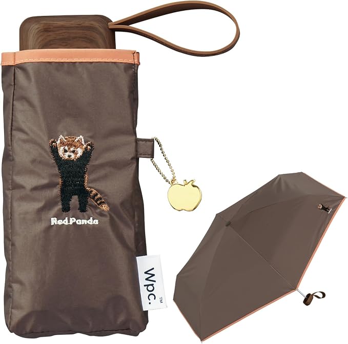 Wpc. Animal Embroidery Compact Folding UV Parasol – 100% Light Blocking, UPF50+