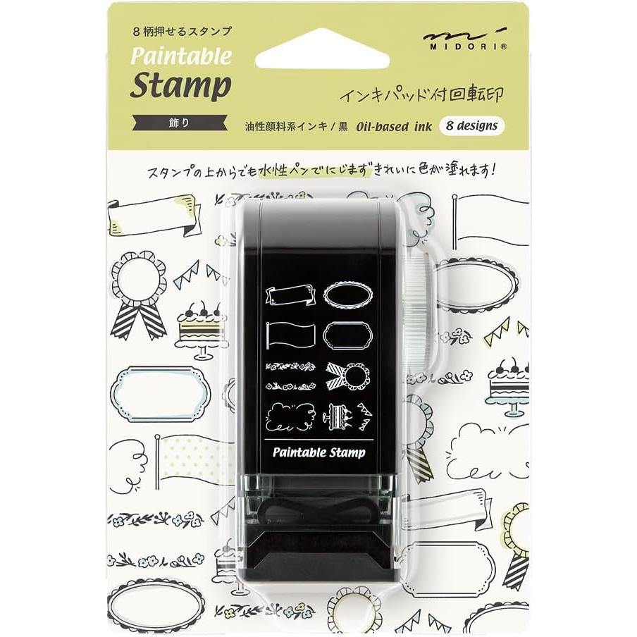 Midori Rotary Stempel – Dekorativer Drehstempel