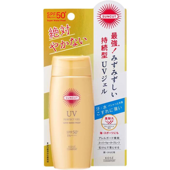 SUNCUT UV PREFECT GEL SPF50+PA++++ Fragrance-free sunscreen gel 120ml [With alcohol]