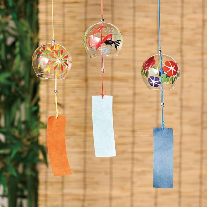 Edo Glass Wind Chime – Goldfish Design