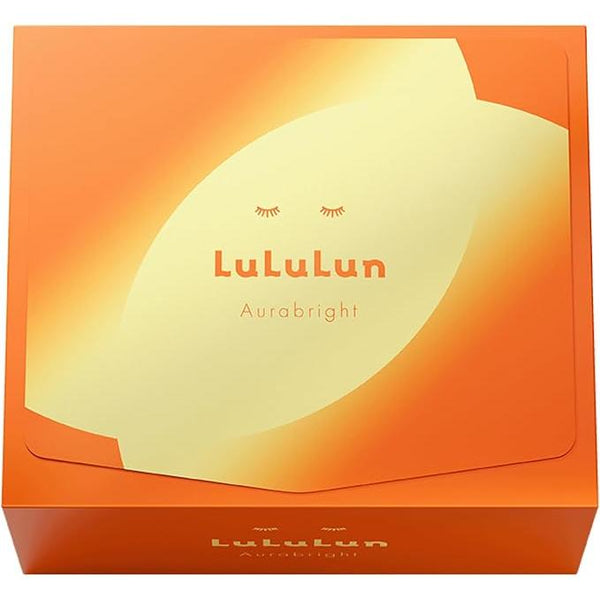 LuLuLun Aura Bright Mask W – Pore Cleansing & Brightening Face Pack, 28 Sheets [Alcohol-Free]