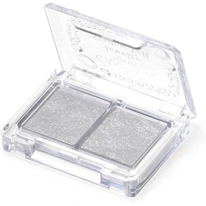 Canmake Jewelry Shadow Veil 2.4g – Dual Glitter Eyeshadow Palette [Alcohol-free]
