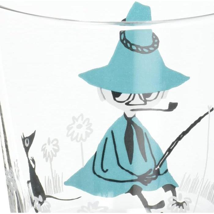 Yamaka Shoten MOOMIN "Kuppi" Glass Tumbler, Snufkin Design, 260ml