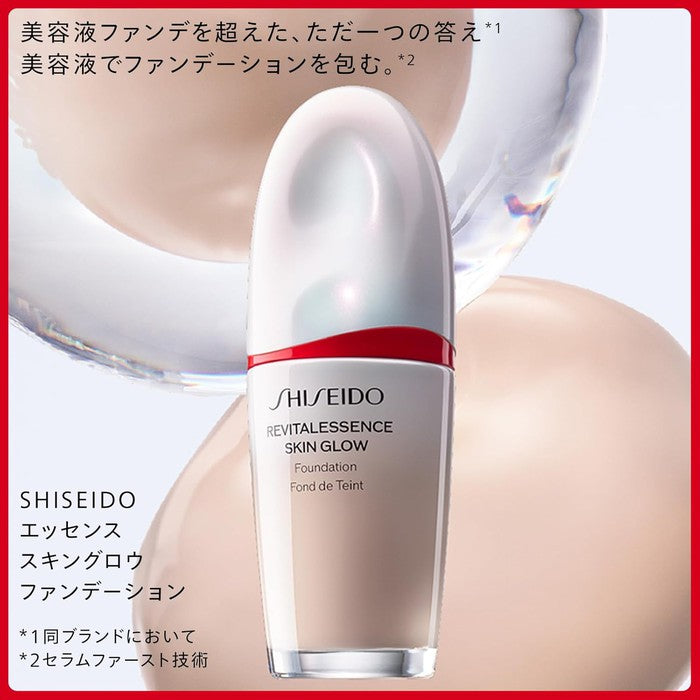 @cosme 2024 nr #1! SHISEIDO Serum Foundation -Revitalessence Skin Glow-SPF30 PA+++ 30mL (Different shades) [With Alcohol]