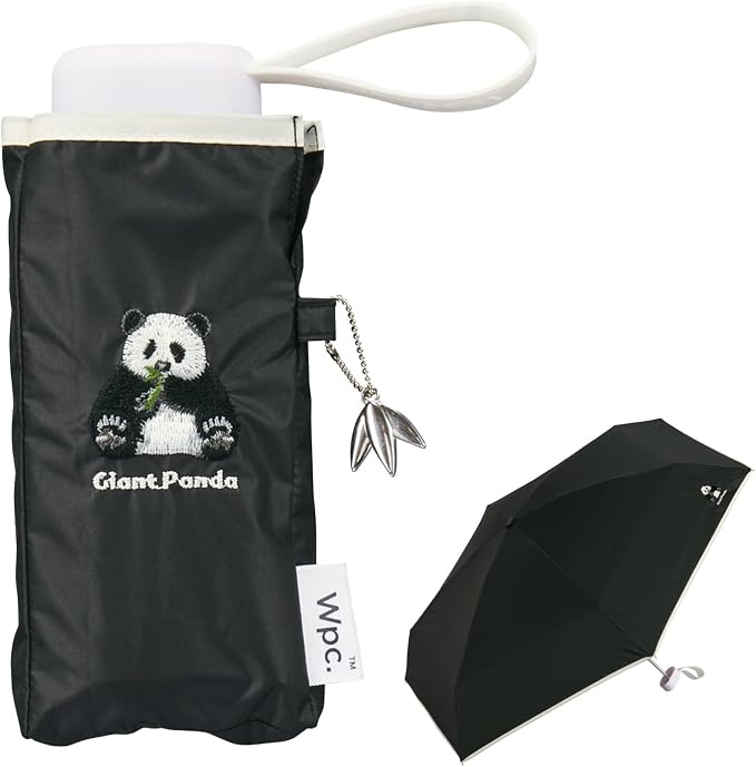 Wpc. Animal Embroidery Compact Folding UV Parasol – 100% Light Blocking, UPF50+