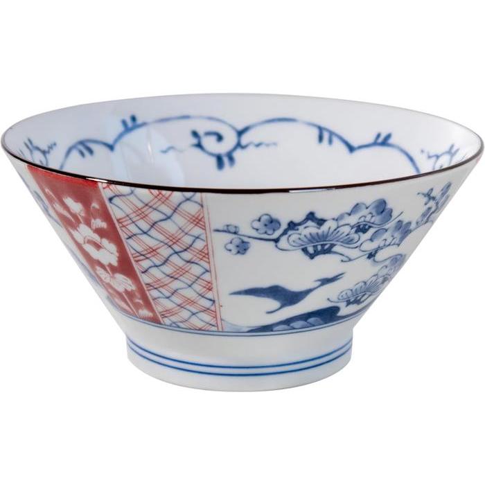 Awasaka “Edokko Dinosaur” Ryōen Dragon Donburi Bowl – 19 cm Japanese Ceramic