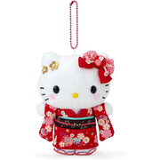 Sanrio Hello Kitty Kimono Plush Mascot Holder Japanese Special Edition