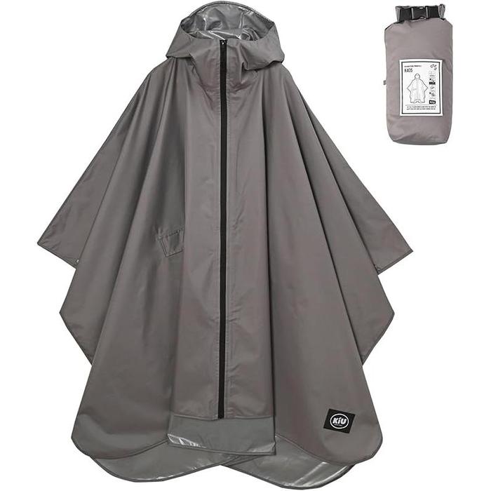 KiU Daily Rain Poncho – Stylish & Reliable Protection for Any Rainy Day For Commuting, Cycling, or Everyday Use – Durable, Lightweight, and Waterproof