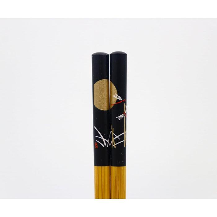 Handmade Japanese “Scenery” Bamboo Chopsticks – Set of 5