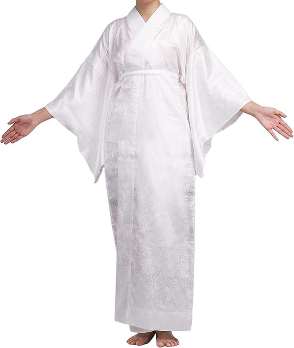 Nagajuban Kimono Inner Garment – Washable, Half Collar, Tailored Design