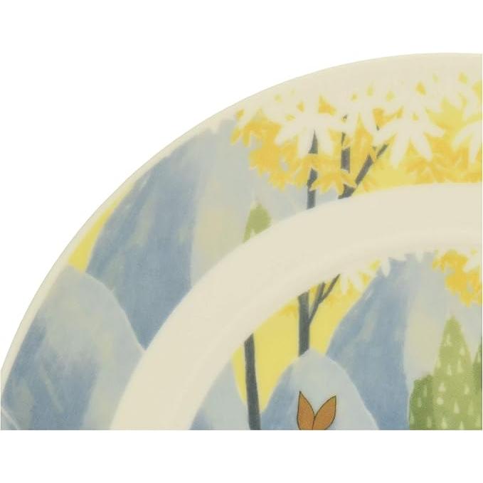 Yamaka Shoten MOOMIN "Luonto" Plate 19.5cm Moomin House Design