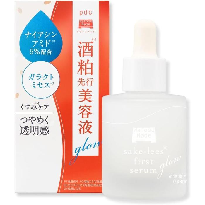 Wafood Made Glow Sake Ferment First Serum– Brightening Serum with Niacinamide, Arbutin & Ceramides 30mL | For Dull Skin & Radiance Boost [With alcohol]