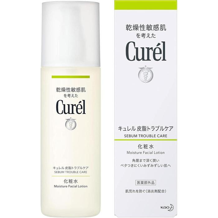 Curél Sebum Trouble Care Lotion – Oil Control Hydrating Lotion for Sensitive Skin, 150ml [Alcohol-free]