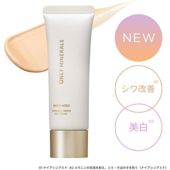 ONLY MINERALS Medicated Wrinkle White BB Cream 25g (No Alcohol)