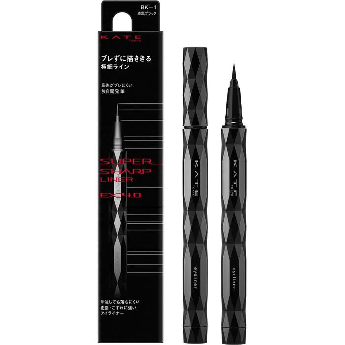 KATE Super Sharp Liner EX4.0 – Ultra-Fine Liquid Eyeliner for Precise, Long-Lasting Definition [Alcohol-free]