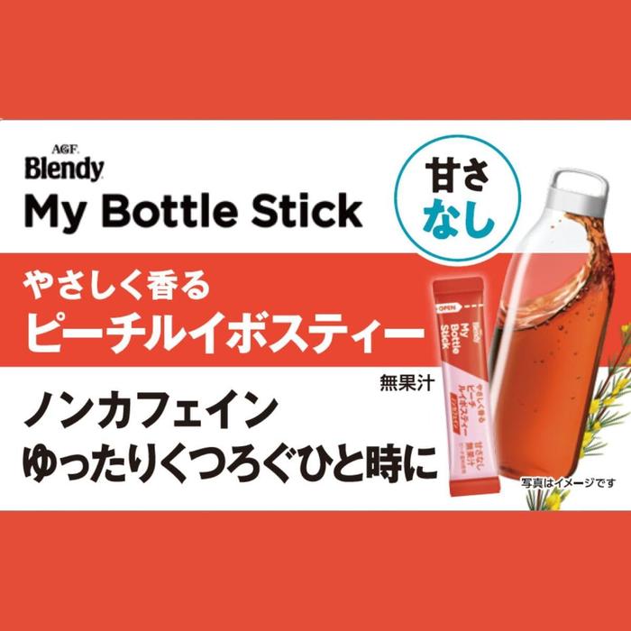 AGF Blendy My Bottle Stick – Gently Scented Peach Rooibos Tea 6 Sticks
