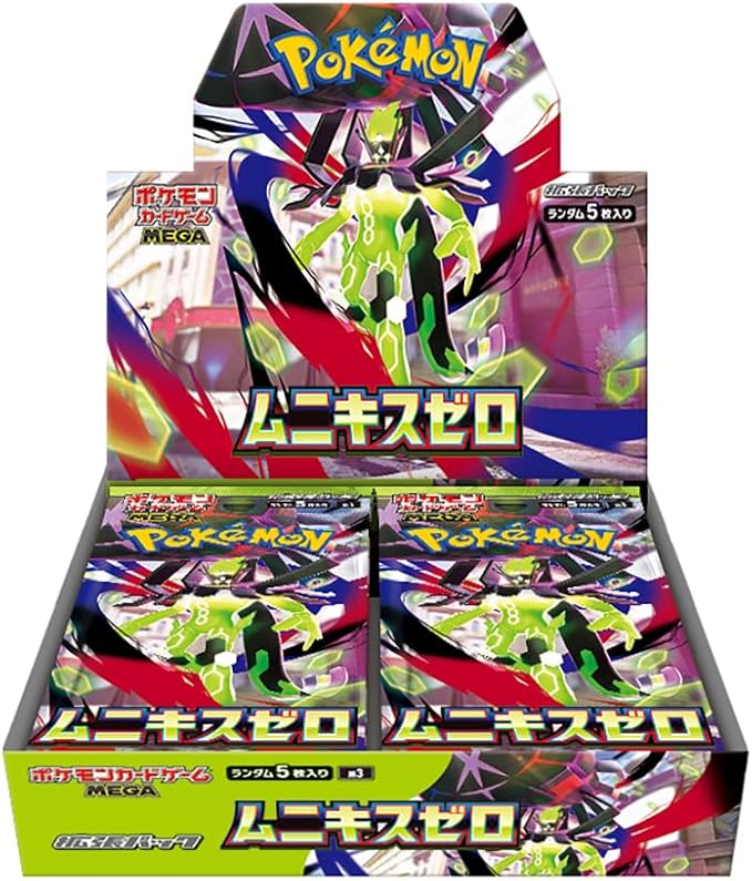 寶可夢卡牌遊戲 MEGA 擴展包 Munix Zero 增強盒 – 30 包（日本版）