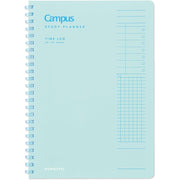 Kokuyo Campus Time Log Study Planner – A5 / B5 Soft Ring Study Notebook